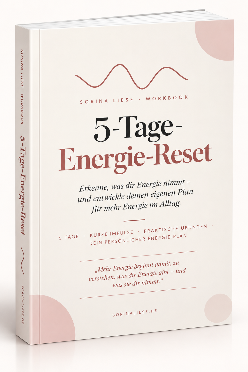 5-Tage-Energie-Reset Workbook von Sorina Liese